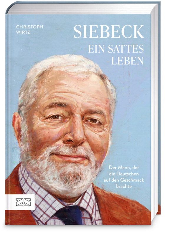 book cover with portrait of Wofram Siebeck